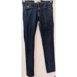 Hollister Womens Size 1S (28x28) Skinny Blue Jeans Low Rise (260)